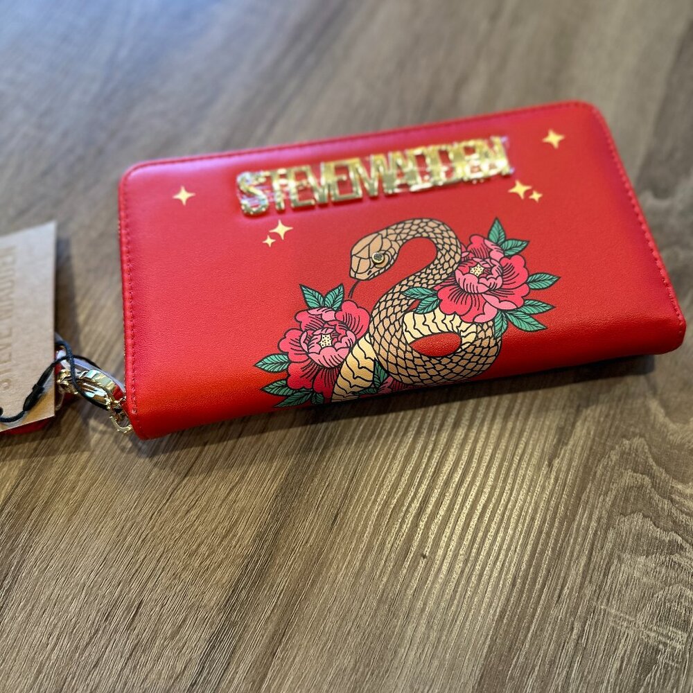 Year of the Snake Steve Madden Wallet Wristlet Accordion 2025 Crystal